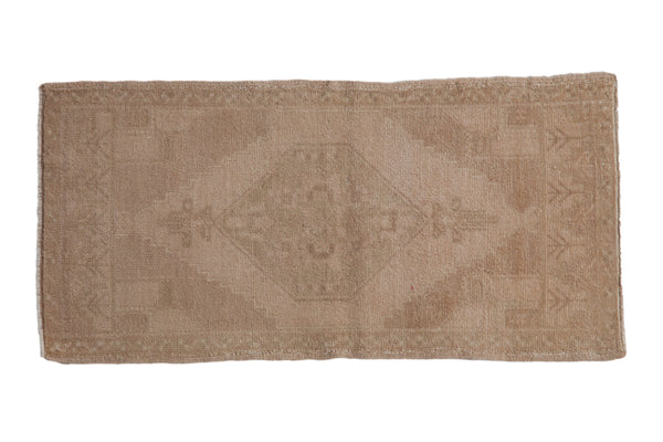 1.5x3.5 Vintage Distressed Oushak Rug Mat Runner // ONH Item 9464