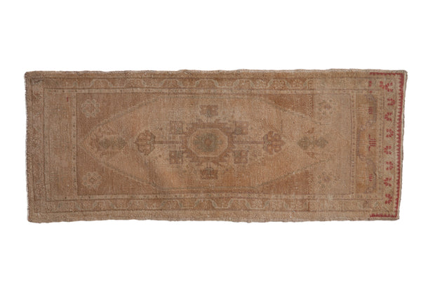 1.5x4 Vintage Distressed Oushak Rug Mat Runner // ONH Item 9468