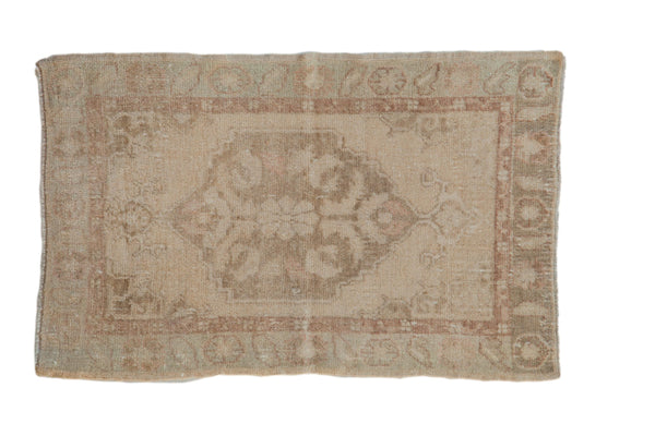 2x3.5 Vintage Distressed Oushak Rug // ONH Item 9473