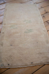 1.5x3.5 Vintage Distressed Oushak Rug Mat Runner // ONH Item 9479 Image 3