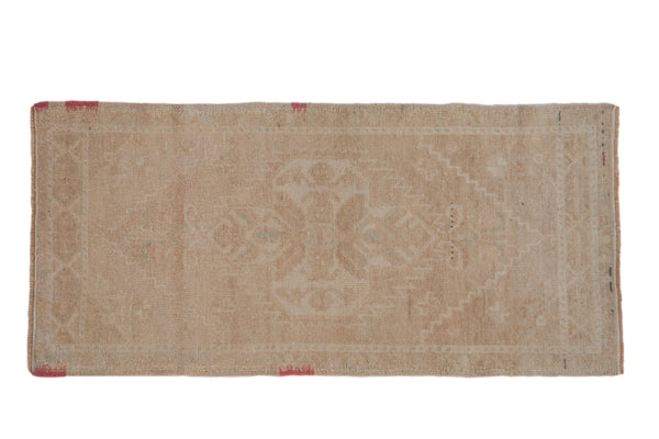 2x4 Vintage Distressed Oushak Rug Runner // ONH Item 9486
