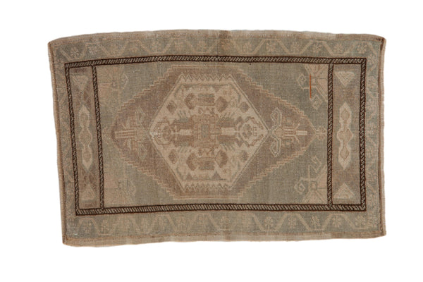 2x3 Vintage Distressed Oushak Rug Mat // ONH Item 9487