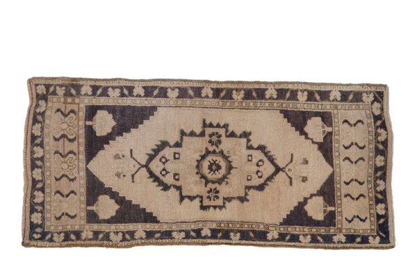 2x4 Vintage Distressed Oushak Rug Runner // ONH Item 9488