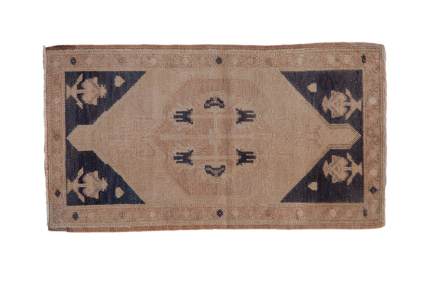 2x3.5 Vintage Distressed Oushak Rug // ONH Item 9491