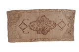 Distressed Oushak rug runner, 1'8