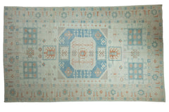7x11.5 Vintage Distressed Oushak Carpet // ONH Item 9494