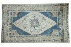 5.5x9.5 Vintage Distressed Oushak Carpet // ONH Item 9495