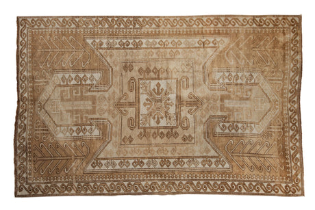 4.5x7 Vintage Distressed Oushak Rug // ONH Item 9497