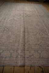 7.5x11 Vintage Distressed Oushak Carpet // ONH Item 9498 Image 4