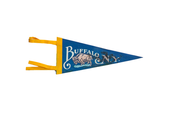 Vintage Buffalo NY Felt Flag // ONH Item 9504