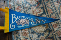 Vintage Buffalo NY Felt Flag // ONH Item 9504 Image 1