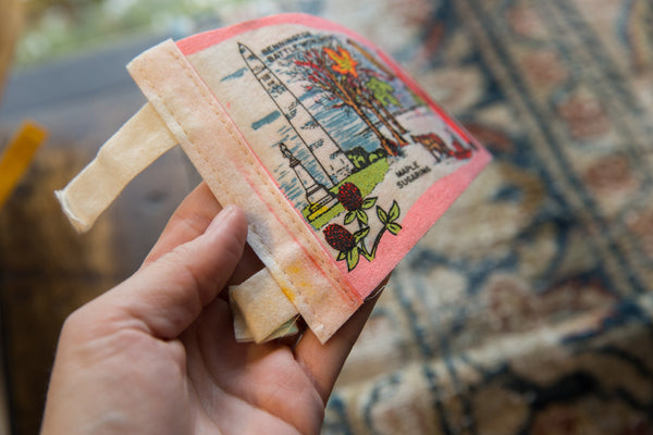 Vintage Vermont Felt Flag // ONH Item 9507 Image 1