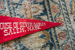 Vintage House of Seven Gables Salem Mass Felt Flag // ONH Item 9511 Image 1
