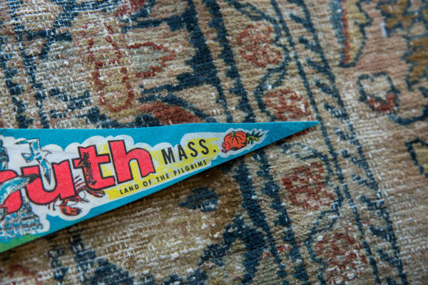 Vintage Plymouth Mass Felt Flag // ONH Item 9514 Image 1