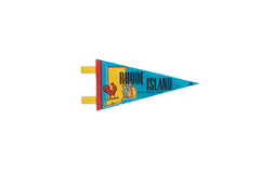 Vintage Rhode Island Felt Flag // ONH Item 9517