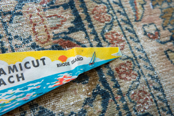 Vintage Misquamicut Beach Rhode Island Felt Flag // ONH Item 9518 Image 2