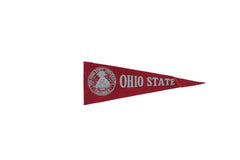 Vintage Ohio State Felt Flag Pennant // ONH Item 9531