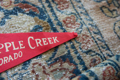 Vintage Cripple Creek Colorado Felt Flag // ONH Item 9533 Image 2