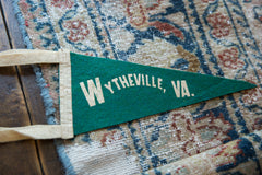 Vintage Wytheville Virginia Felt Flag // ONH Item 9534 Image 1