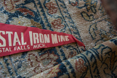 Vintage Crystal Iron Mine Crystal Falls Michigan Felt Flag // ONH Item 9541 Image 2