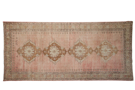5x11 Vintage Distressed Oushak Rug Runner // ONH Item 9551