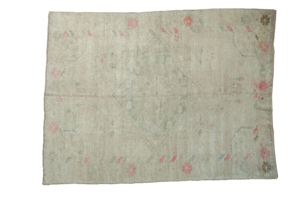 4.5x6 Vintage Distressed Oushak Rug // ONH Item 9552
