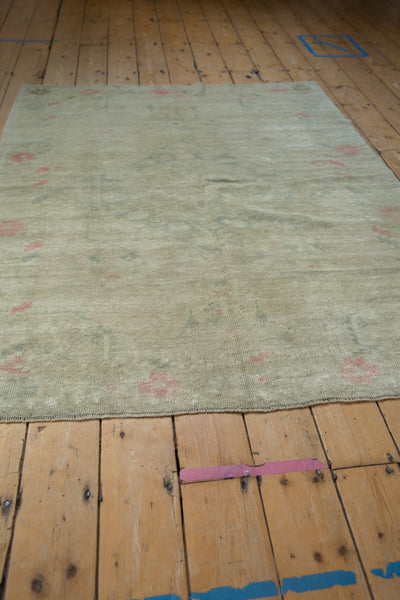 4.5x6 Vintage Distressed Oushak Rug // ONH Item 9552 Image 3