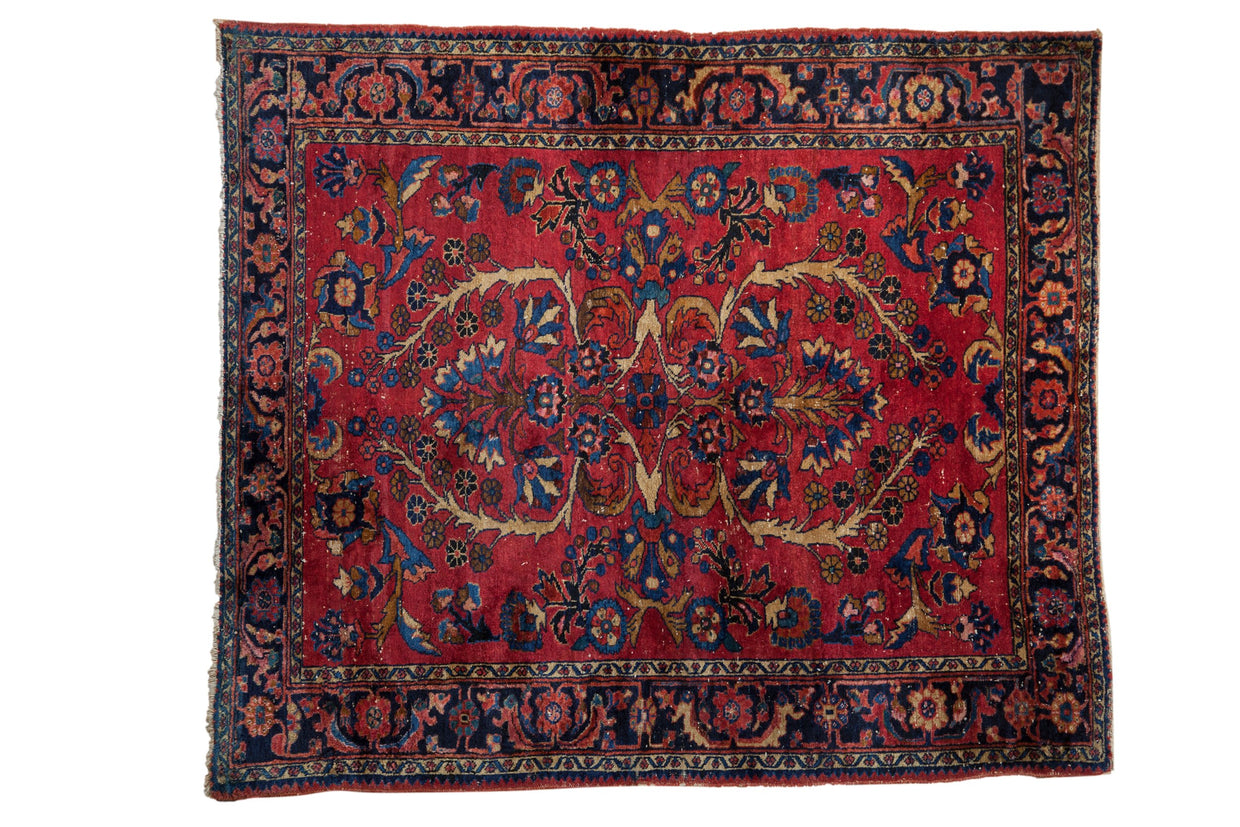 5.5x6 Vintage Lilihan Square Carpet // ONH Item 9557