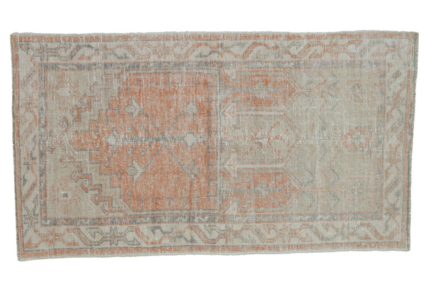 2.5x5 Vintage Distressed Oushak Rug Runner // ONH Item 9559