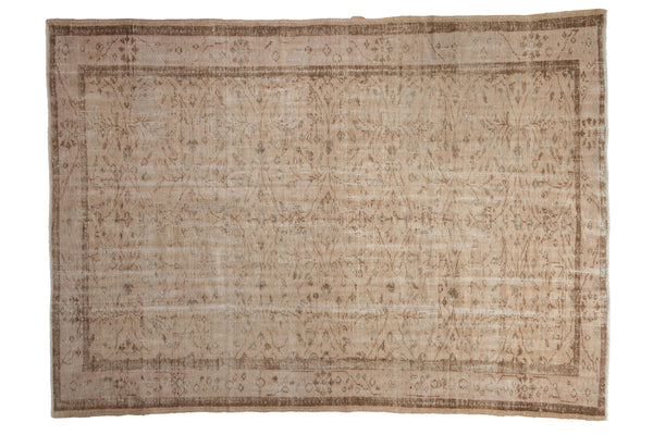 6x8.5 Vintage Distressed Oushak Carpet // ONH Item 9561