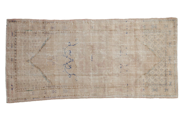 2.5x5.5 Vintage Distressed Oushak Rug Runner // ONH Item 9562