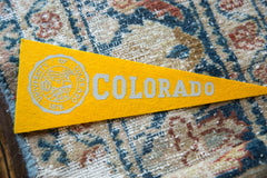 Vintage University of Colorado Felt Flag // ONH Item 9562 Image 1