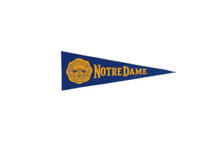 Vintage Notre Dame Felt Flag // ONH Item 9564