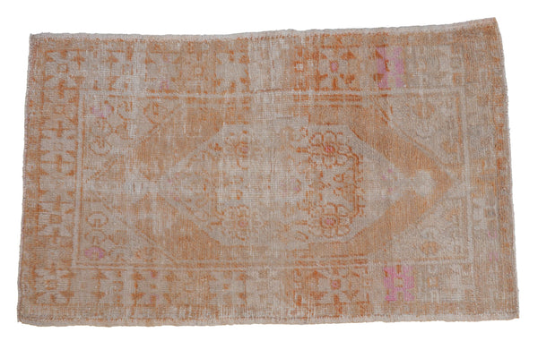 2.5x4.5 Vintage Distressed Oushak Rug // ONH Item 9566