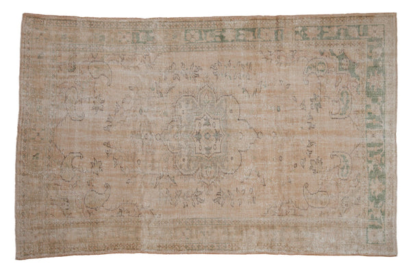 6x9 Vintage Distressed Oushak Carpet // ONH Item 9567