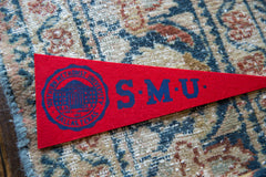 Vintage Southern Methodist University Felt Flag // ONH Item 9568 Image 1