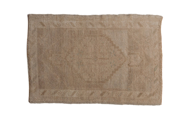 1.5x2.5 Vintage Distressed Oushak Rug Mat // ONH Item 9569