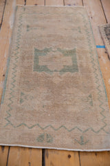 1.5x3.5 Vintage Distressed Oushak Rug Mat Runner // ONH Item 9574 Image 2