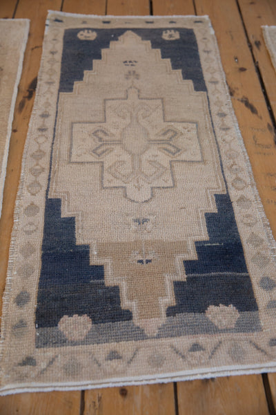 1.5x3.5 Vintage Distressed Oushak Rug Mat Runner // ONH Item 9575 Image 3