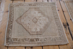 1.5x2 Vintage Distressed Oushak Square Rug Mat // ONH Item 9576 Image 3