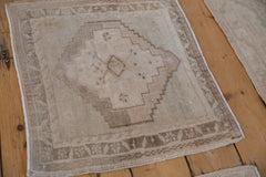 1.5x2 Vintage Distressed Oushak Square Rug Mat // ONH Item 9576 Image 4