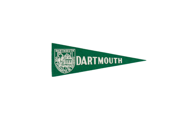 Vintage Dartmouth College Felt Flag // ONH Item 9579