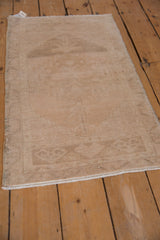 1.5x3 Vintage Distressed Oushak Rug Mat // ONH Item 9581 Image 3