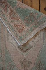 1.5x3.5 Vintage Distressed Oushak Rug Mat Runner // ONH Item 9583 Image 5