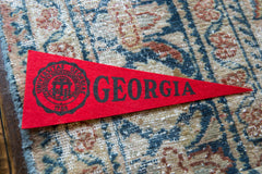 Vintage University of Georgia Felt Flag // ONH Item 9583 Image 1