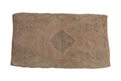 1.5x3 Vintage Distressed Oushak Rug Mat // ONH Item 9586