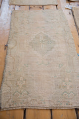 1.5x3 Vintage Distressed Oushak Rug Mat // ONH Item 9586 Image 2