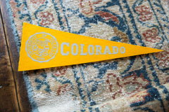 Vintage University of Colorado Felt Flag // ONH Item 9586 Image 1
