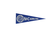 Vintage University of North Carolina Felt Flag // ONH Item 9587
