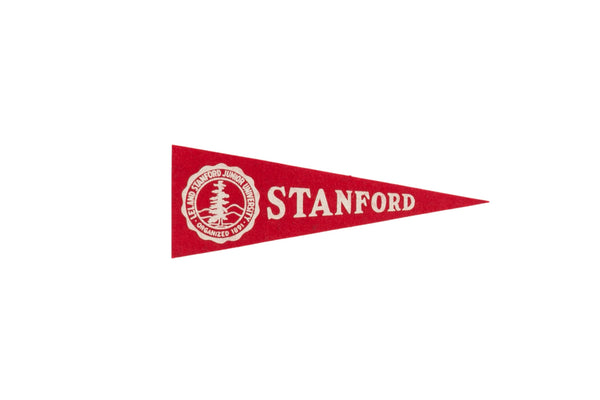 Vintage Stanford University Felt Flag // ONH Item 9588